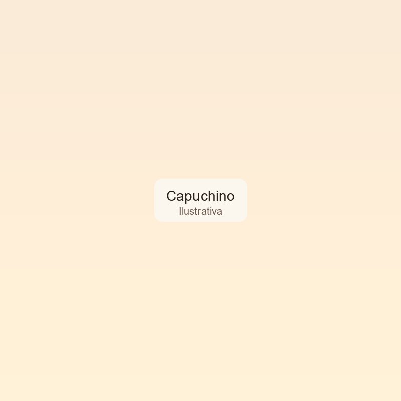Vela artesanal con aspecto de capuchino